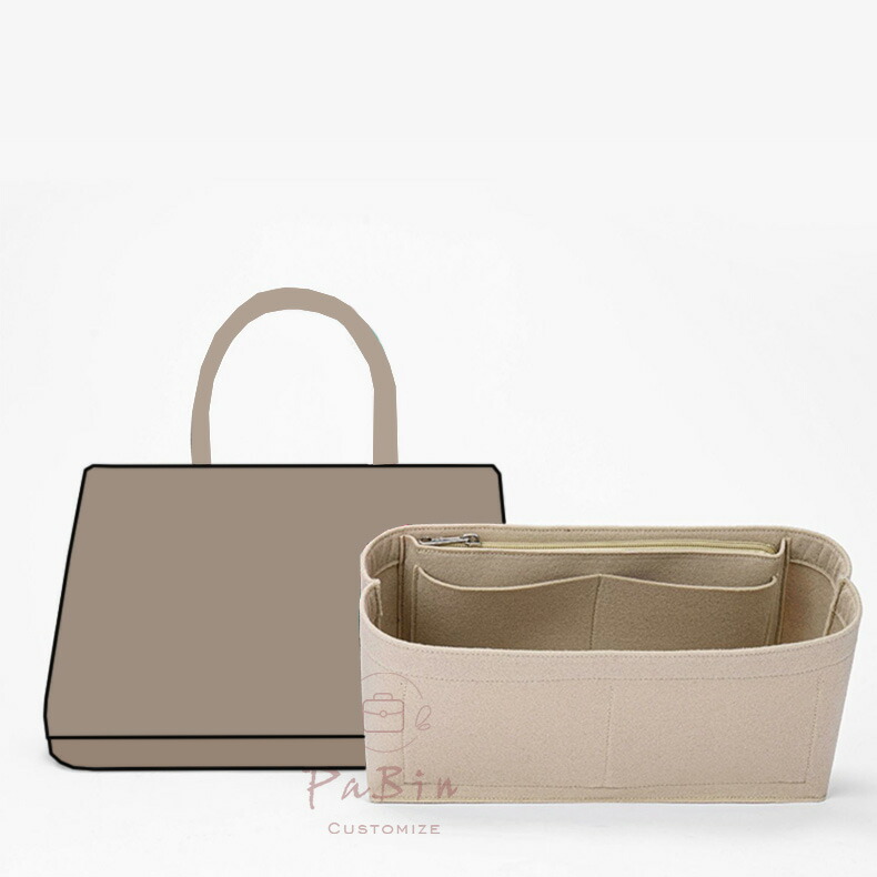 バッグインバッグ エルメス Hermes Garden party 対応 インナーバッグ フェルト 軽量 高級バッグ専用 バッグの中を整理整頓 多機能 メンズ レディース Bag in Bag 旅行 出勤カスタマイズ カスタマイズ バッグ 内部 底 汚れ防止 BagCare