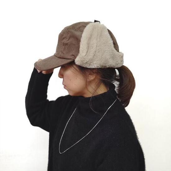 ランキング1位受賞 Ear Fur Cap 耳あて付 送料無料メール便 アビエーター レディース キャップ パイロットキャップ フライト 帽子 メンズ