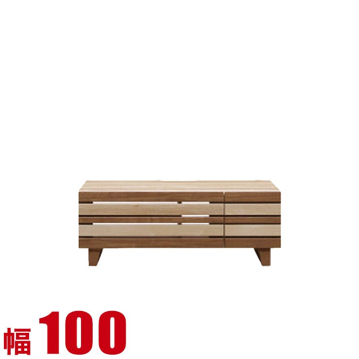 ★最大1万円OFFクーポン★テレビ台 100 ローボード 完成品 おしゃれ 安い 収納 TVボード 異素材を組み合わせた格子のテレビ台 アコード 幅100.5cm 輸入品 完成品 輸入品｜KAGUCOCO 大川家具店