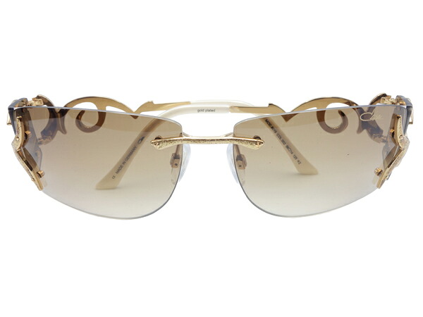 CAZAL カザール サングラス MOD.9019 COL.002 ゴールド ホワイト 正規品|ムーン ジュエリー F