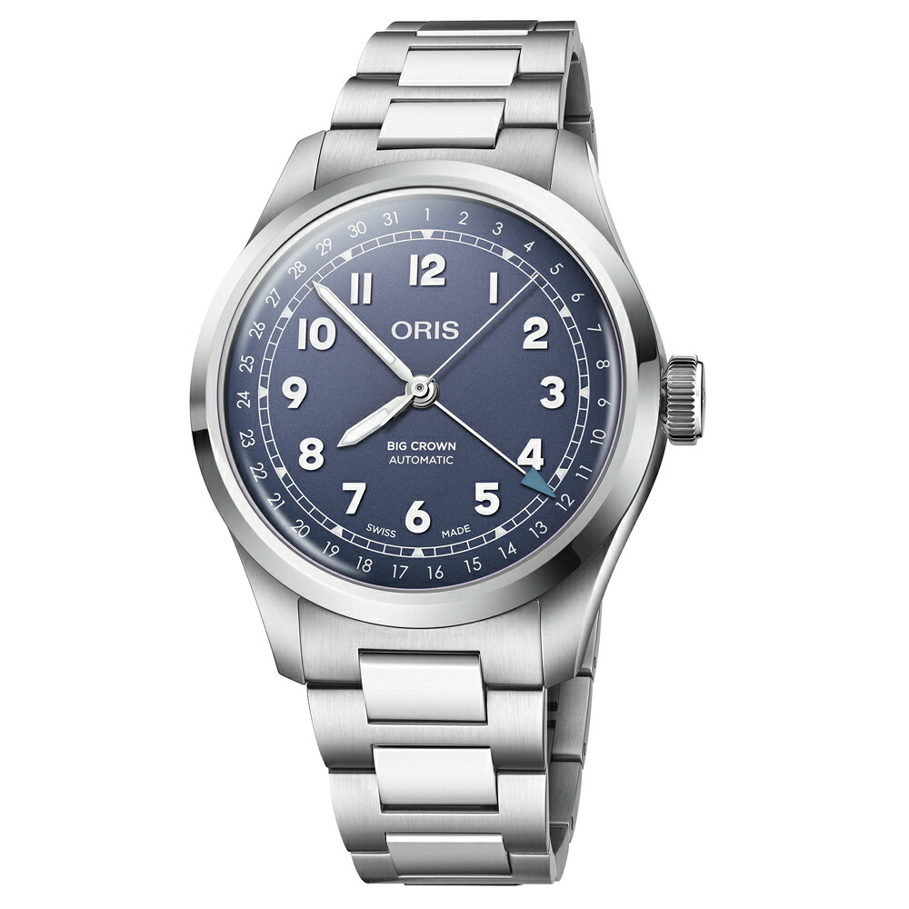 ウオッチ オリス ORIS ビッグジャケット冠 ポインターデイト 機械類式自動小銃巻 メンズ 01 754 7798 4068-07 8 20 06 定まり品【買い出し貸し付け金24回無利子】