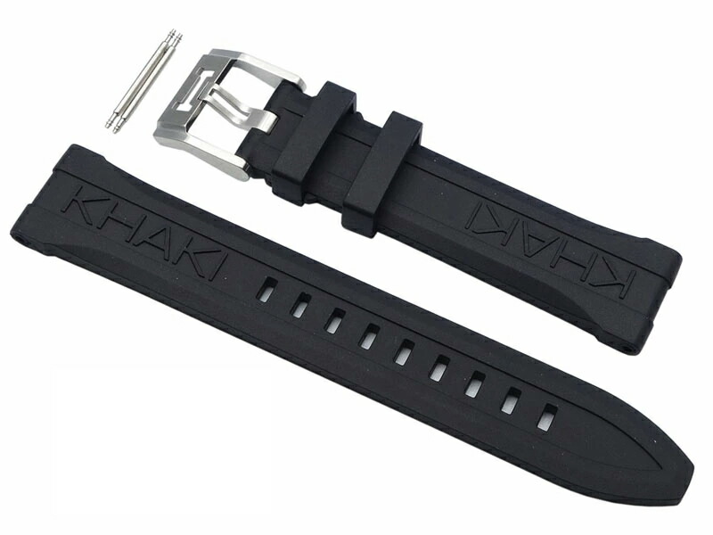 楽天市場】21mm ハミルトン純正 H77612333 ラバーベルト カーキETO