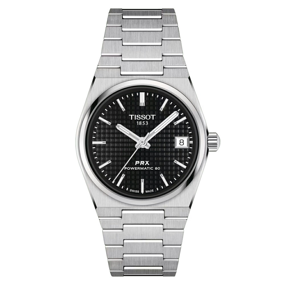 \u003cBR\u003eT1372071105100 ティソ TISSOT PRX 35粍 力学的 機械類式自動小銃一巻き オートマティック ステンレス鋼 胴締め T137.207.11.051.00 黒いこと 置き目インポート品