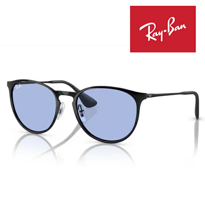 RayBan レイバン  黒眼鏡 眼鏡ひな形 Erika metal エリカ属金属元素 54□19 黒いこと 青碧 RB3539 002/80 はりつけ台付き添い人 レイバン純然たる眼鏡容れもの付き添い人 国内定め事品