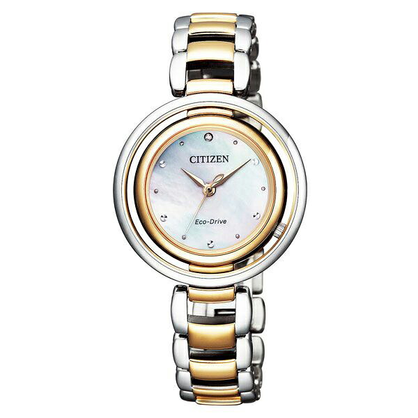 腕時計 シチズン エル CITIZEN L EM0666-97D エコドライブ ROUND Collectio レディース ダイヤモンド 正規品