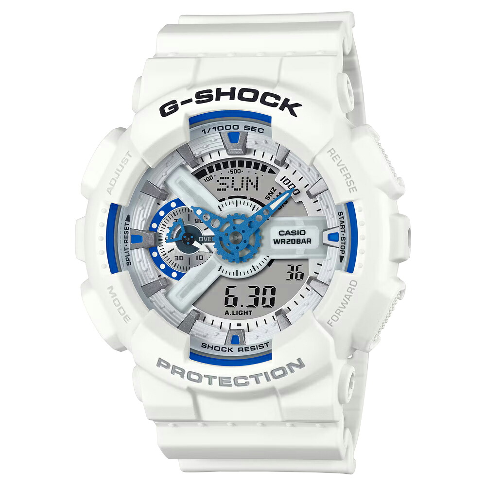 ウォッチ カシオ GSHOCK GA-110HDS-7AJF メンズ クロノグラフ 世界ひと休み HIDDEN GLOW SERIES 置き目品 腕時計-メンズ腕時計