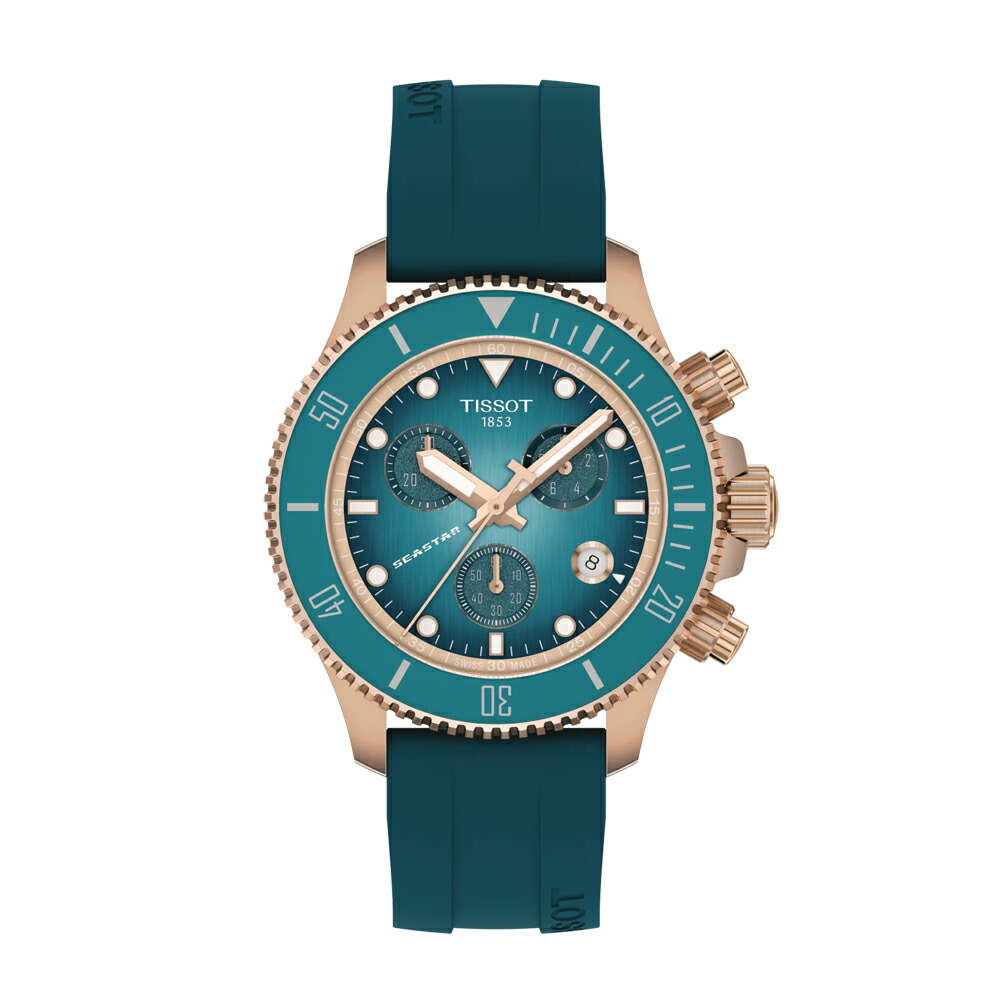 T1202173704100 ティソ TISSOT シースター1000 SEASTAR 1000 石英 クロノグラフ 38粍 T120.217.37.041.00 置き目品【買い出し貸し付け金24回無利子】