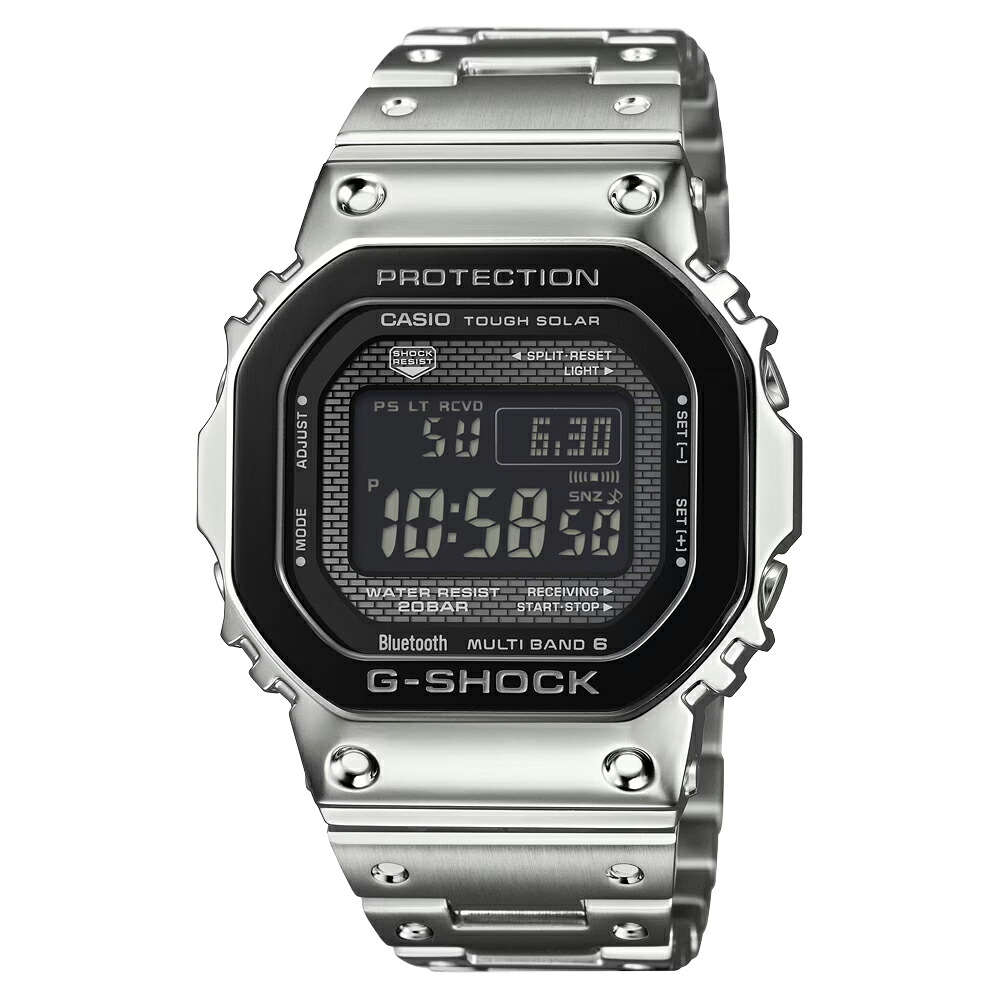 カシオ G-SHOCK GMW-B5000BT-1JF メンズ ソーラー電波時計 Bluetooth フルメタル 正規品