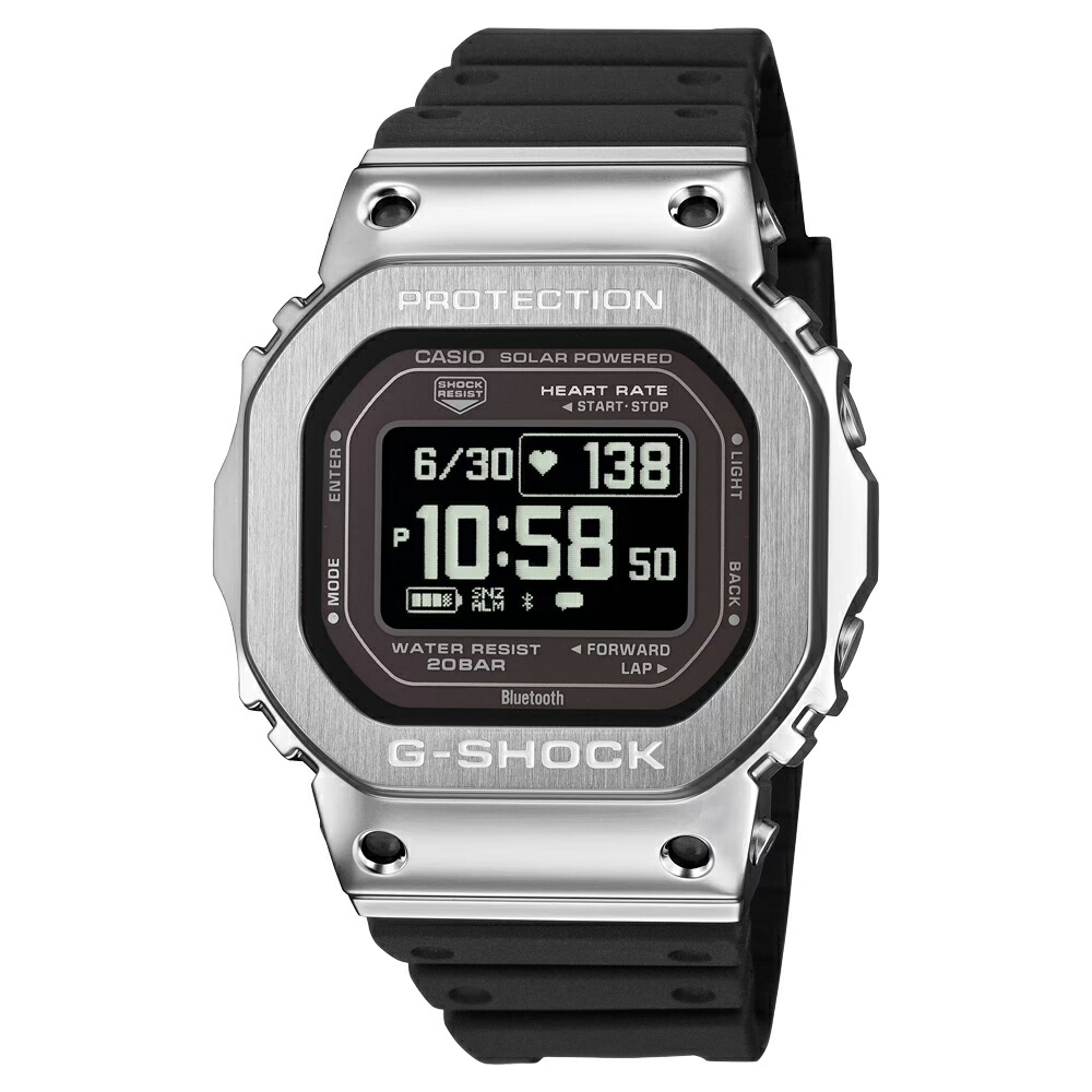 ウオッチ CASIO G-SHOCK カシオ G-SQUAD GM-H5600-1JR ソーラー Bluetooth 決まり品 メンズ腕時計-腕時計