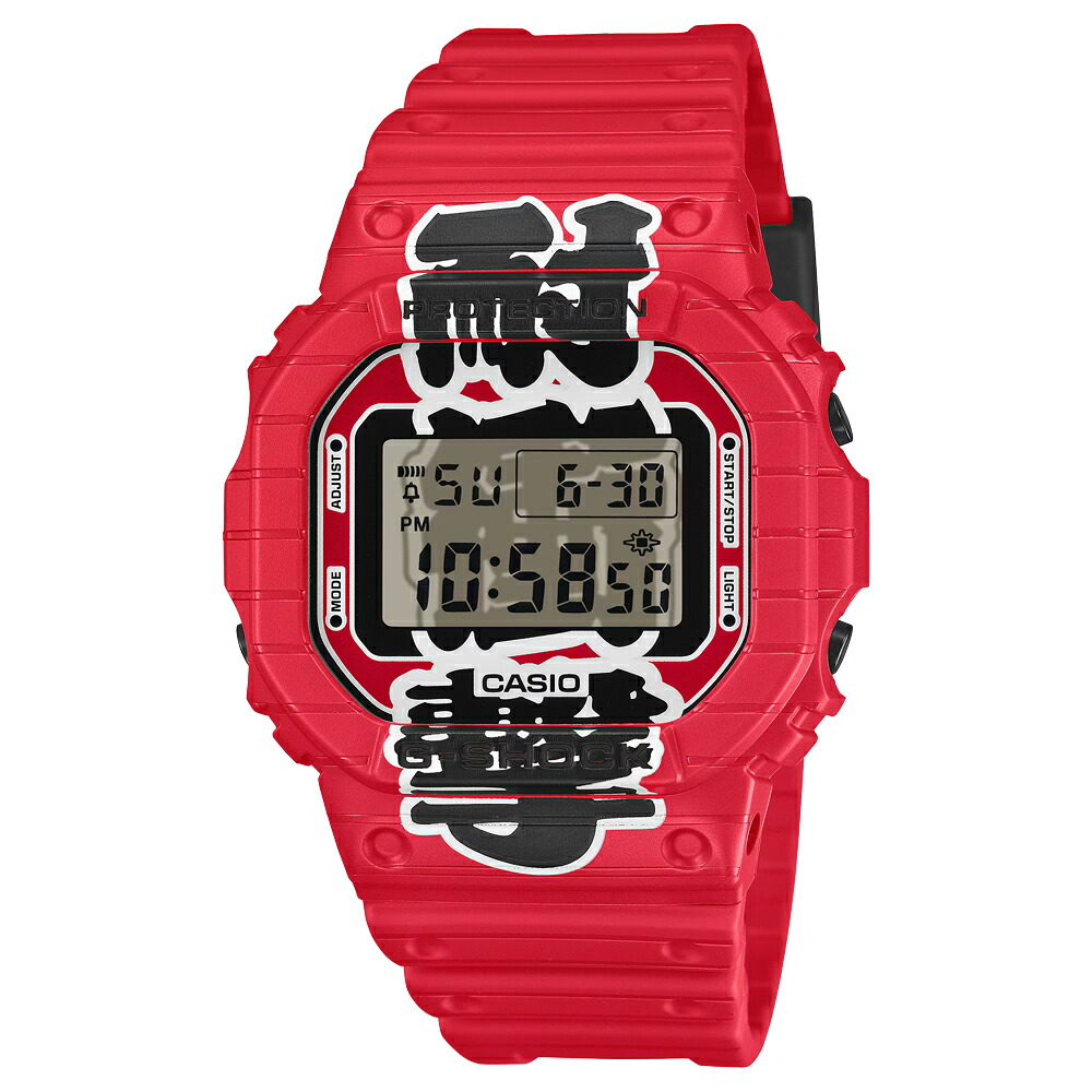 腕時計 カシオ Gショック G-SHOCK DW-5600AKA-4JR ストップウォッチ 「赤提灯」デザインモチーフ メンズ 正規品
