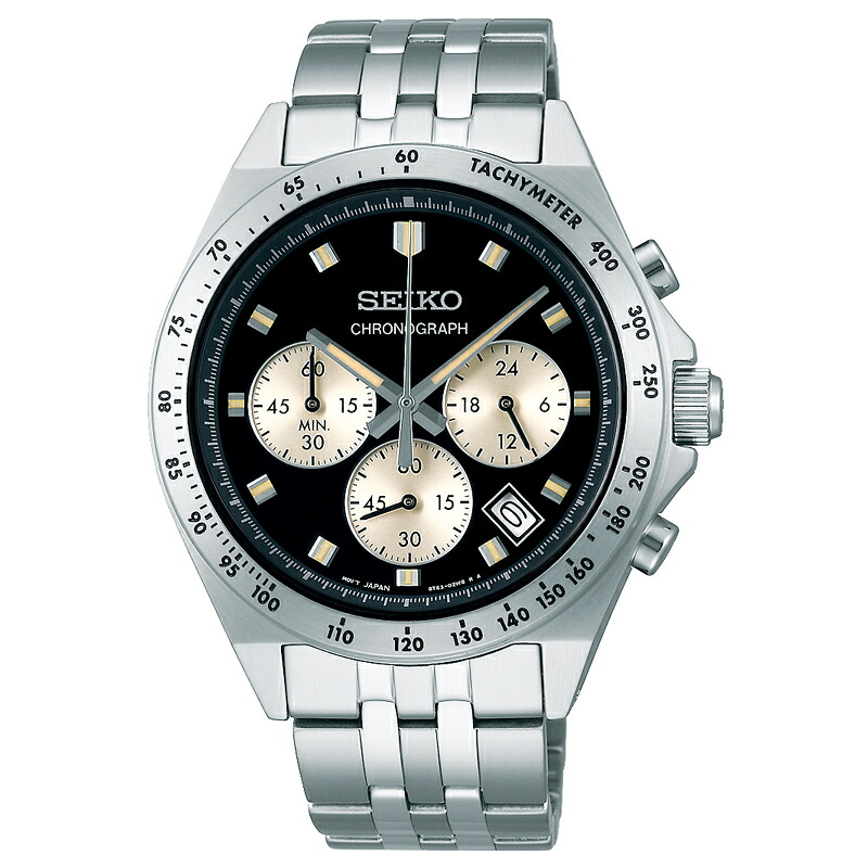 時計 SEIKO セイコー SBTR047 電池式クオーツ クロノグラフ 正規品｜ムーン ジュエリー F