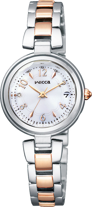 Ks1 538 11 シチズン Wicca Citizen ソーラーテック電波時計 レディース腕時計 ウィッカ 正規品腕時計 レディース レディース ジュエリー F ソーラー 正規品 ムーン