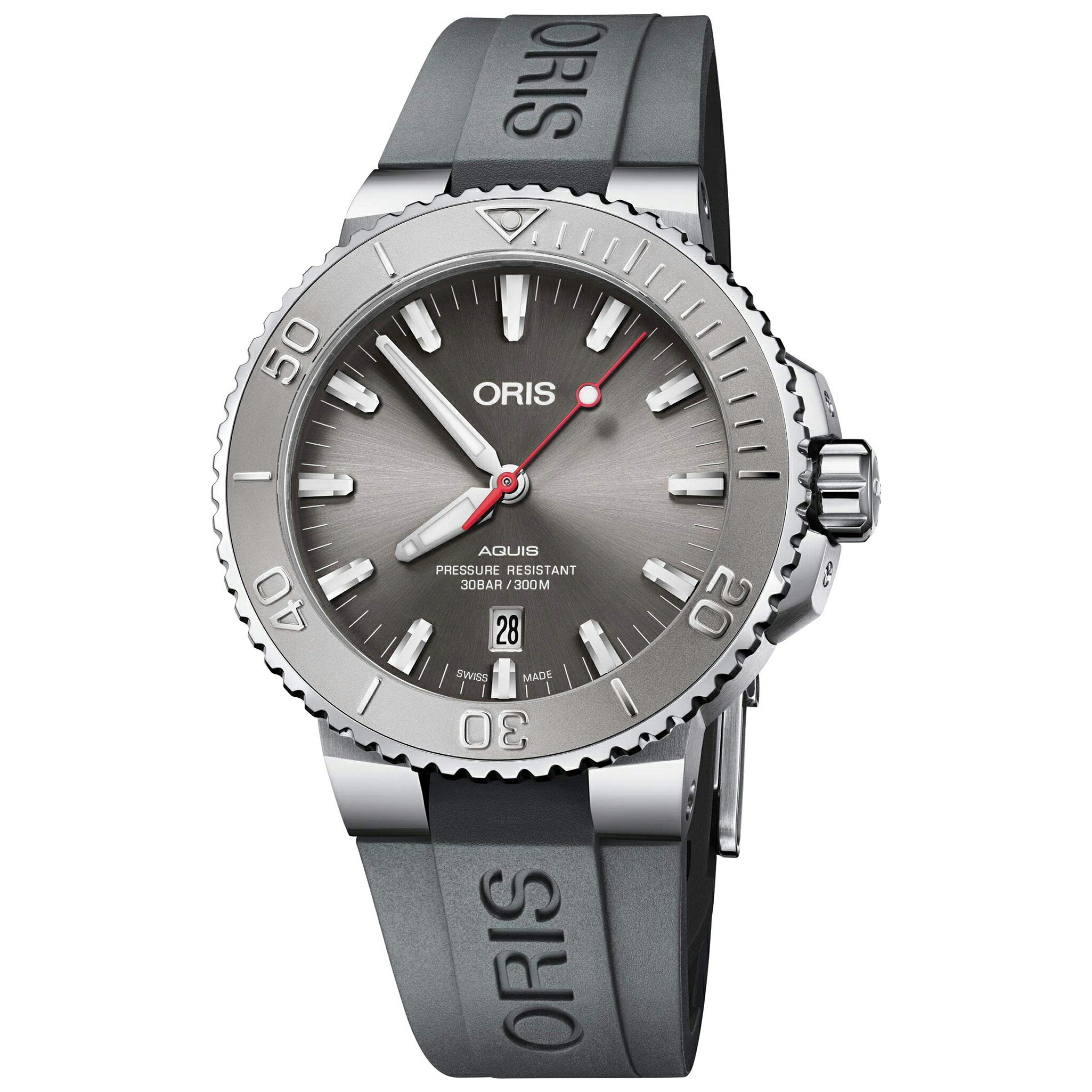 \u003cBR\u003eウオッチ オリス ORIS アクイス デイト 浮彫り ダイバーズ 機械類式自動小銃巻 73377304153 01 733 7730 4153-07 4 24 63EB 置き目品【買い出し貸し付け金24回無利子】