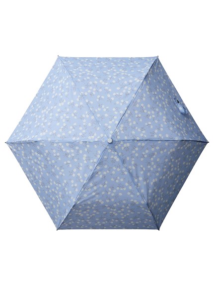 FLO(A)TUS(フロータス)【雨傘】フロータス(FLO(A)TUS)printストライプコットンフラワー折りたたみ傘【公式ムーンバット】レディース晴雨兼用耐風傘超撥水UV