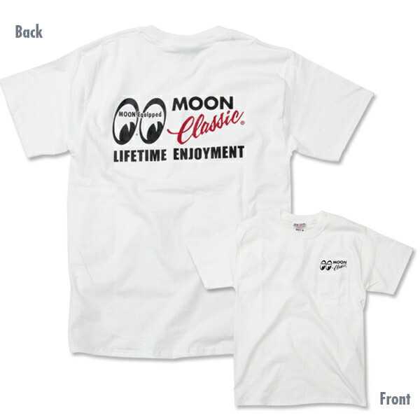 楽天市場 Moon Classic Logo ポケット Tシャツ Mooneyes