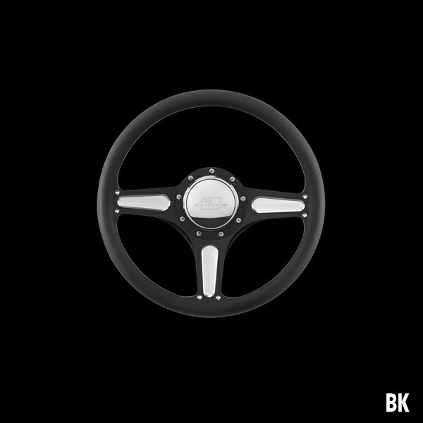 レカラ MK9 ネイビー系レザーステアリング 36.5パイ ポリッシュスポーク レカラ MK9 ネイビー系レザーステアリング 36.5パイ ポリッシュ