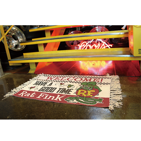 楽天市場 Rat Fink ラットフィンク バナー フラッグ Rnv15 壁掛け アメ車 エドロス Ratfink アメリカ Usa オフィシャル商品 タペストリー Stab Blue Enterprise