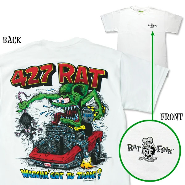 楽天市場 Rat Fink ラット フィンク モンスター Tシャツ 427 Rat Shirt Mooneyes