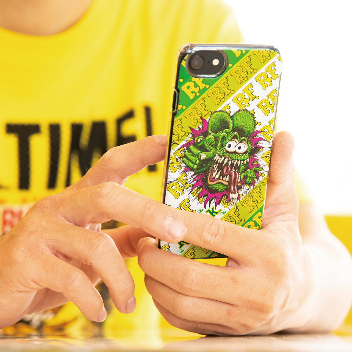 ラットフィンクの マルチカバー 検(RAT FINK MOON EYES MOONEYES ムーンアイズ ラットフィンク Rat Fink Face iPhone 13