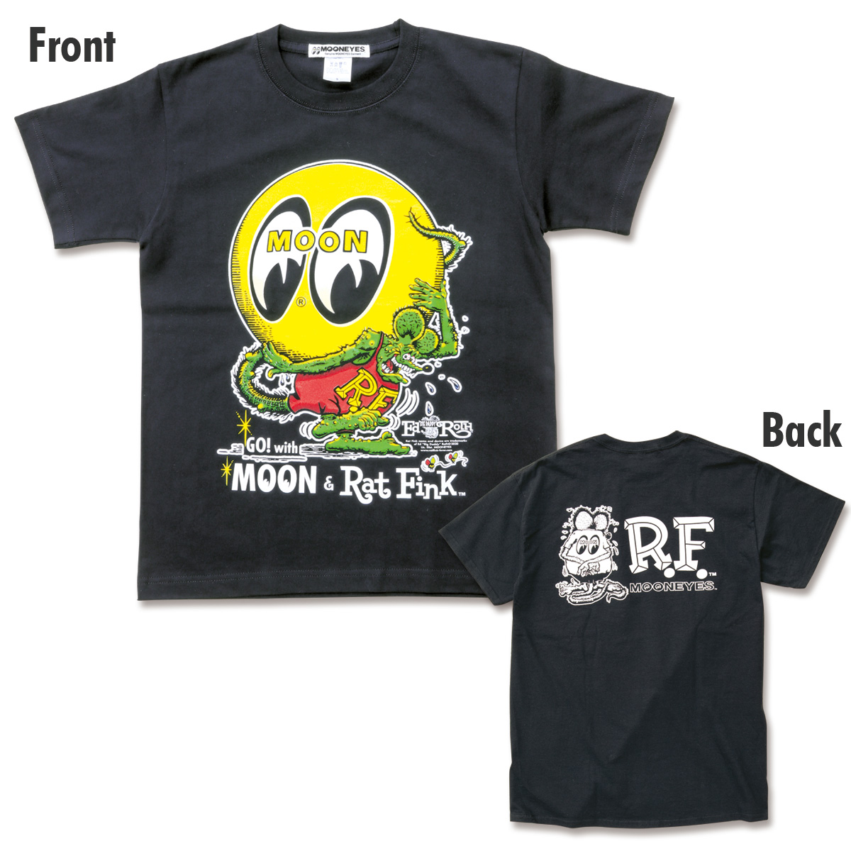 楽天市場 Xxlサイズ Rat Fink X Moon ラット フィンク X ムーン Tシャツ 大きめ Mooneyes