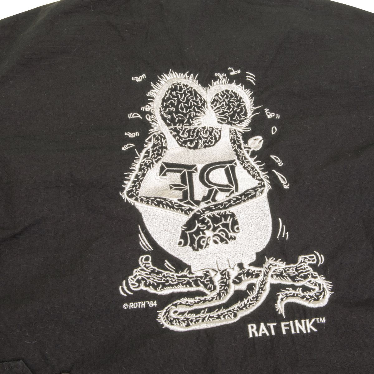 無料長期保証 Rat Fink Embroidery u ジャケット 保障できる Haringeylawcentre Org Uk