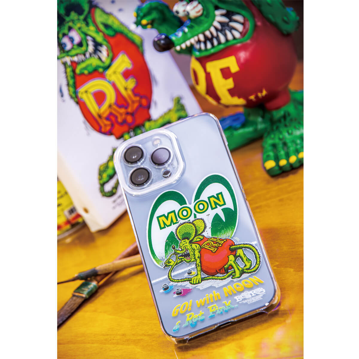 楽天市場】ムーンアイズ ラットフィンク Rat Fink X MOON Paint iPhone 13 mini ハードケース : MOONEYES