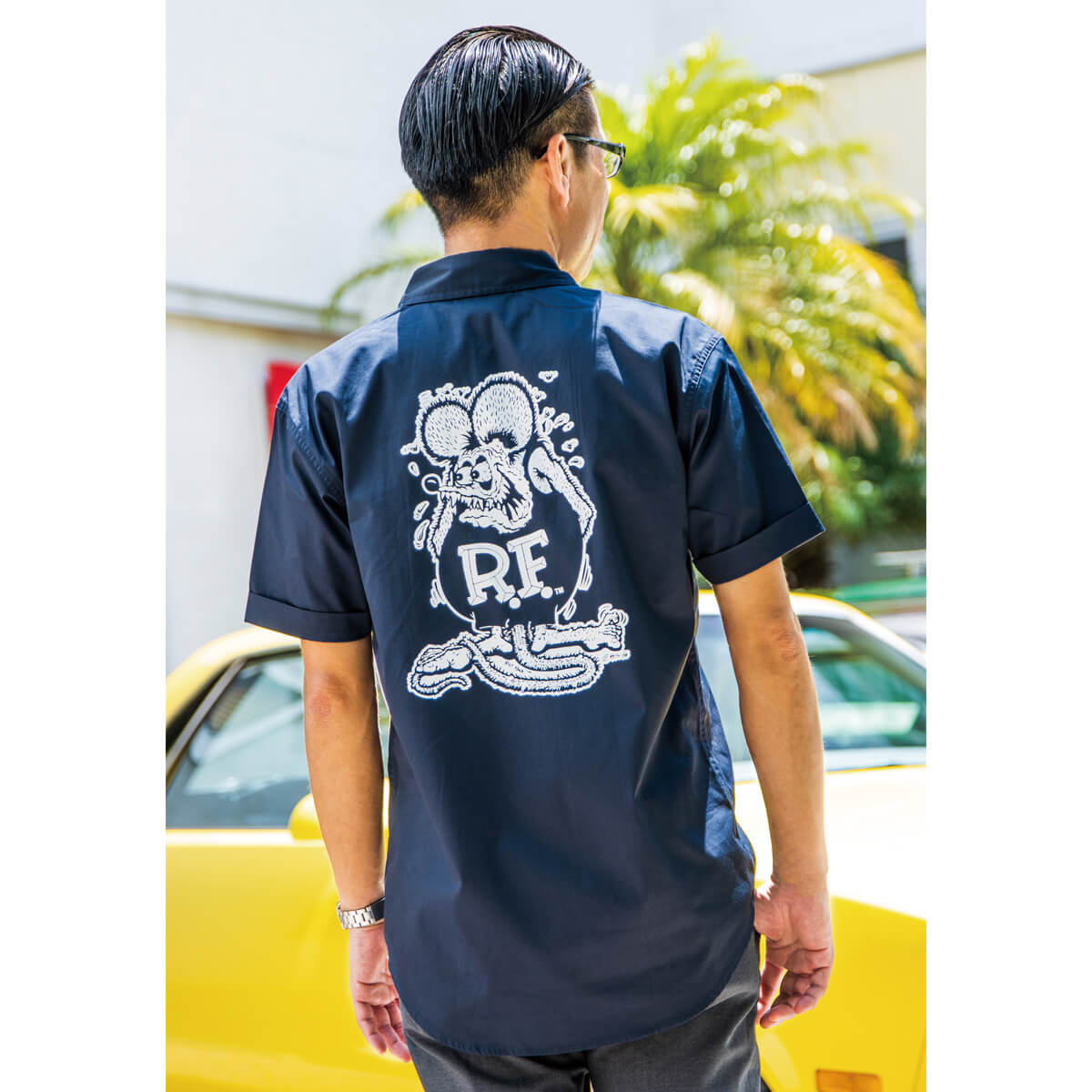 ラットフィンク Rat Fink 遊撃手 衣袂 細工物プルオーバー