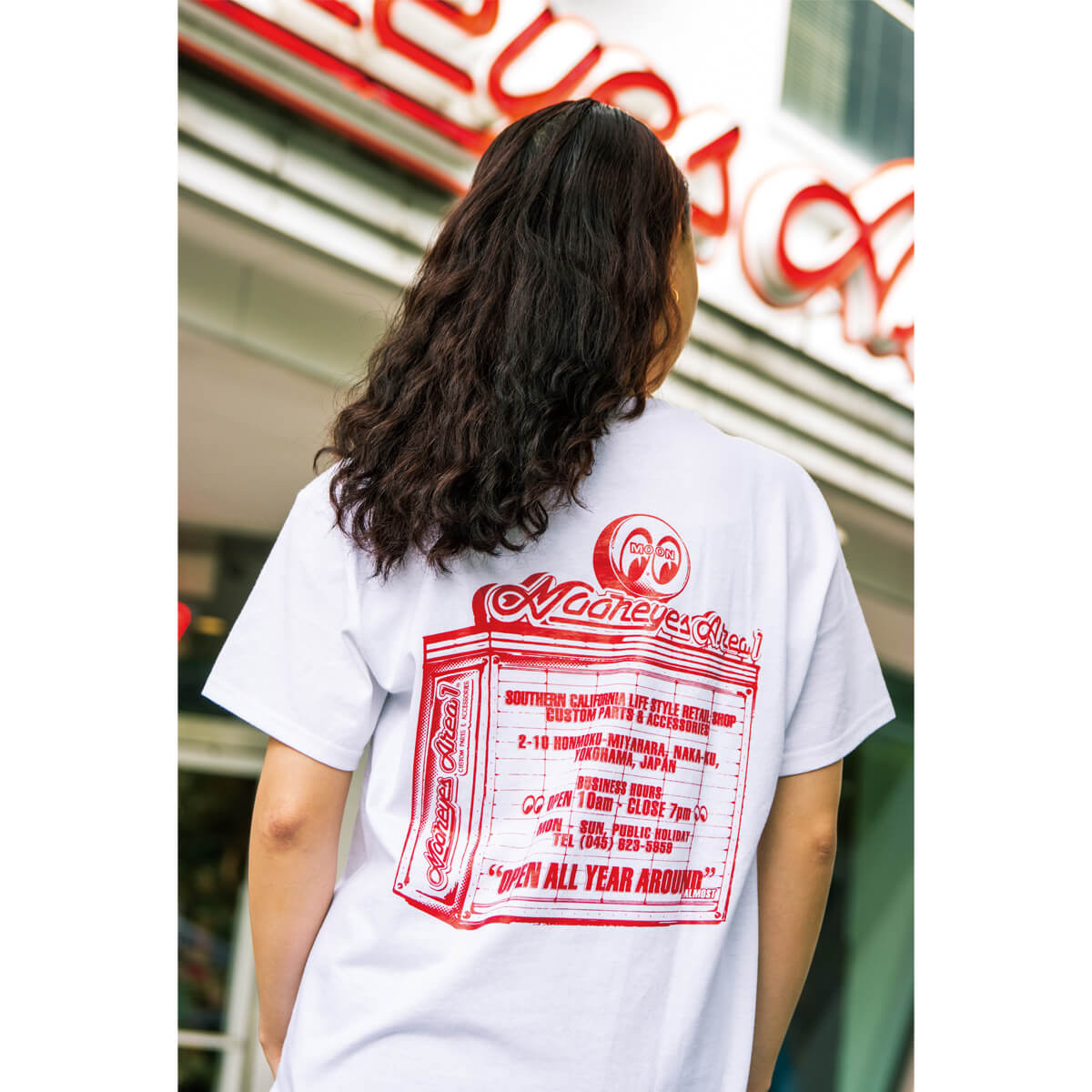 楽天市場】ムーンアイズ MOON Custom Cycle Shop パンヘッド Tシャツ : MOONEYES