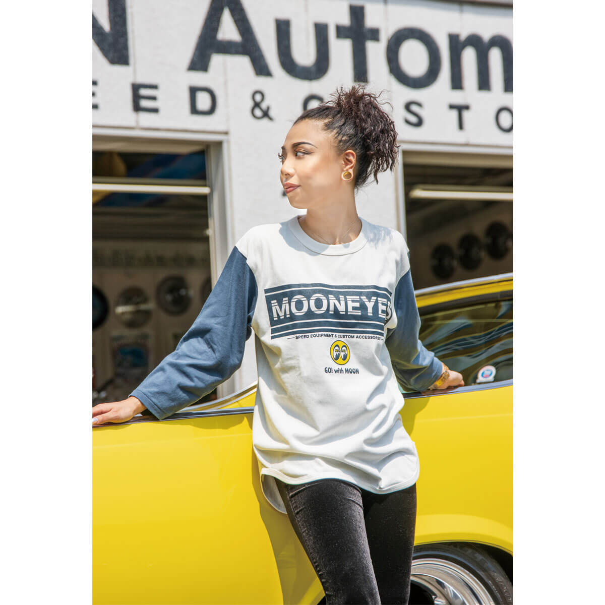 楽天市場】ムーンアイズ MOONEYES Hot Rodding ロングスリーブ T