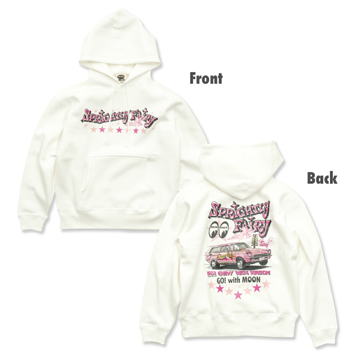 XXL大きさ ムーンアイズ Sprightly Fairy ティーシャツ フーディー