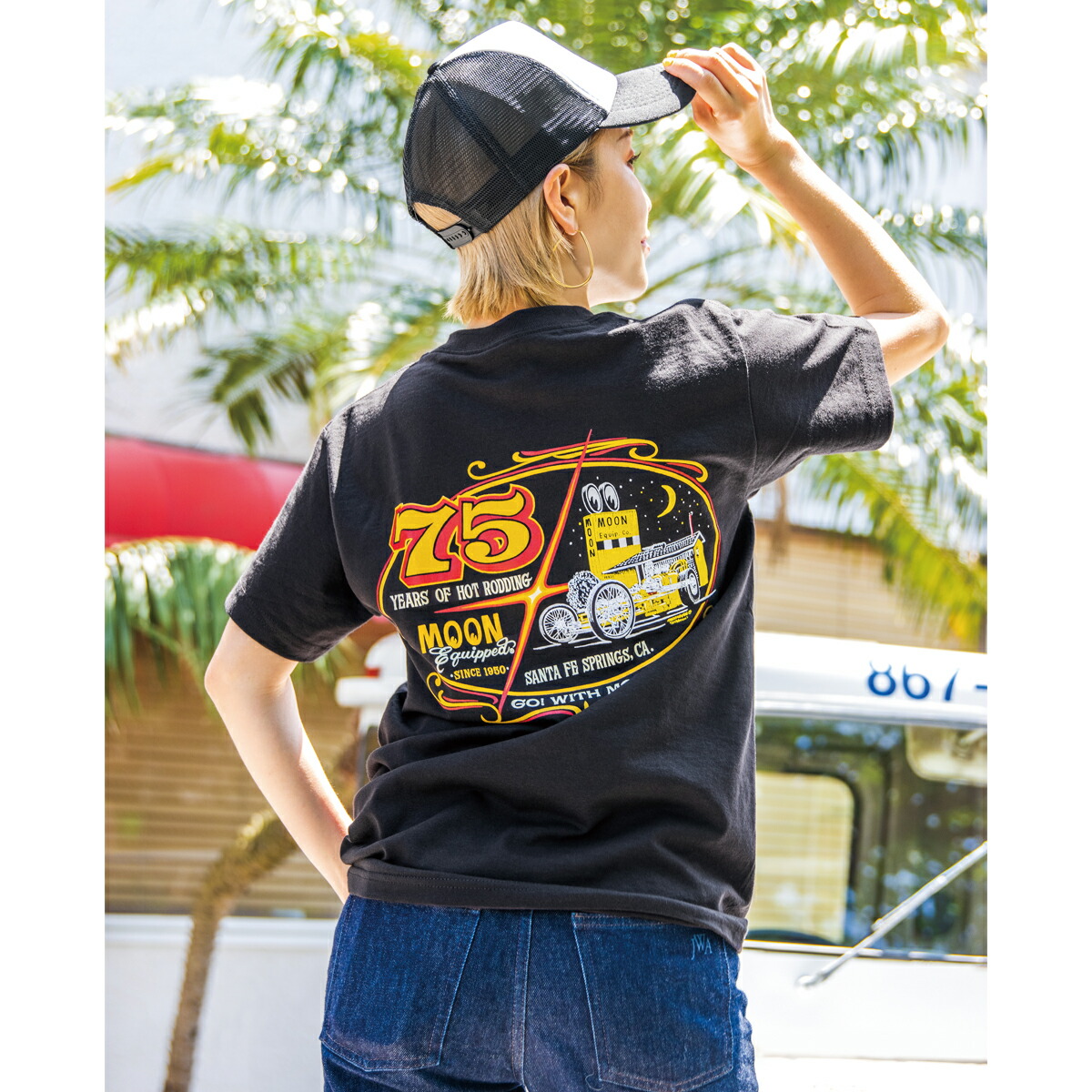 楽天市場】ムーンアイズ Bonneville #9009 Tシャツ : MOONEYES