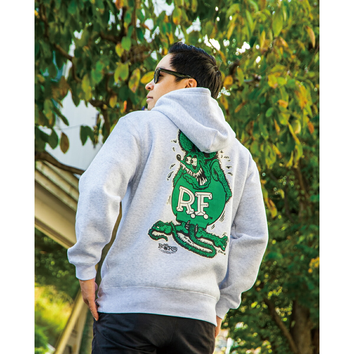 ラットフィンク Rat Fink Mono Standing スウェットシャツ(トレーナー) RAT FINK ラットフィンク Rat Fink Mono Standing スウェット