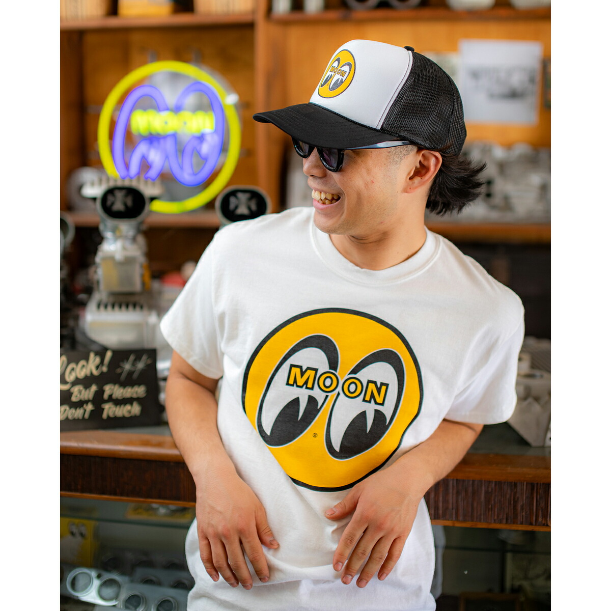 楽天市場】MQC-005 MOON Equipped SPEED SHOP Mesh Cap ムーン