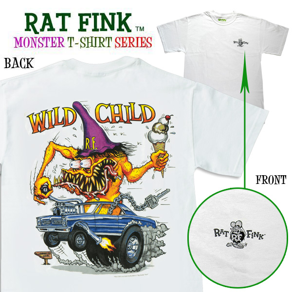 Rat Fink(ラットフィンク)  モンスター Tシャツ "Purple Passion" Purple Passion T-Shirt - Ed Roth's Rat Fink