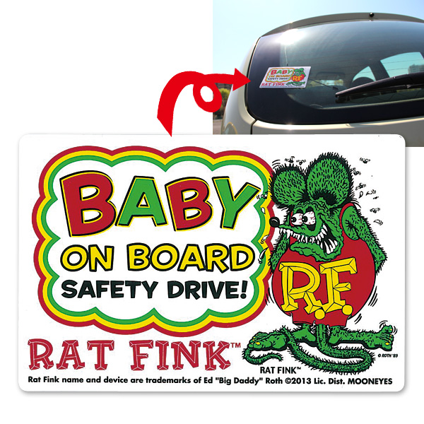 楽天市場 Rat Fink ラットフィンク バナー Mooneyes