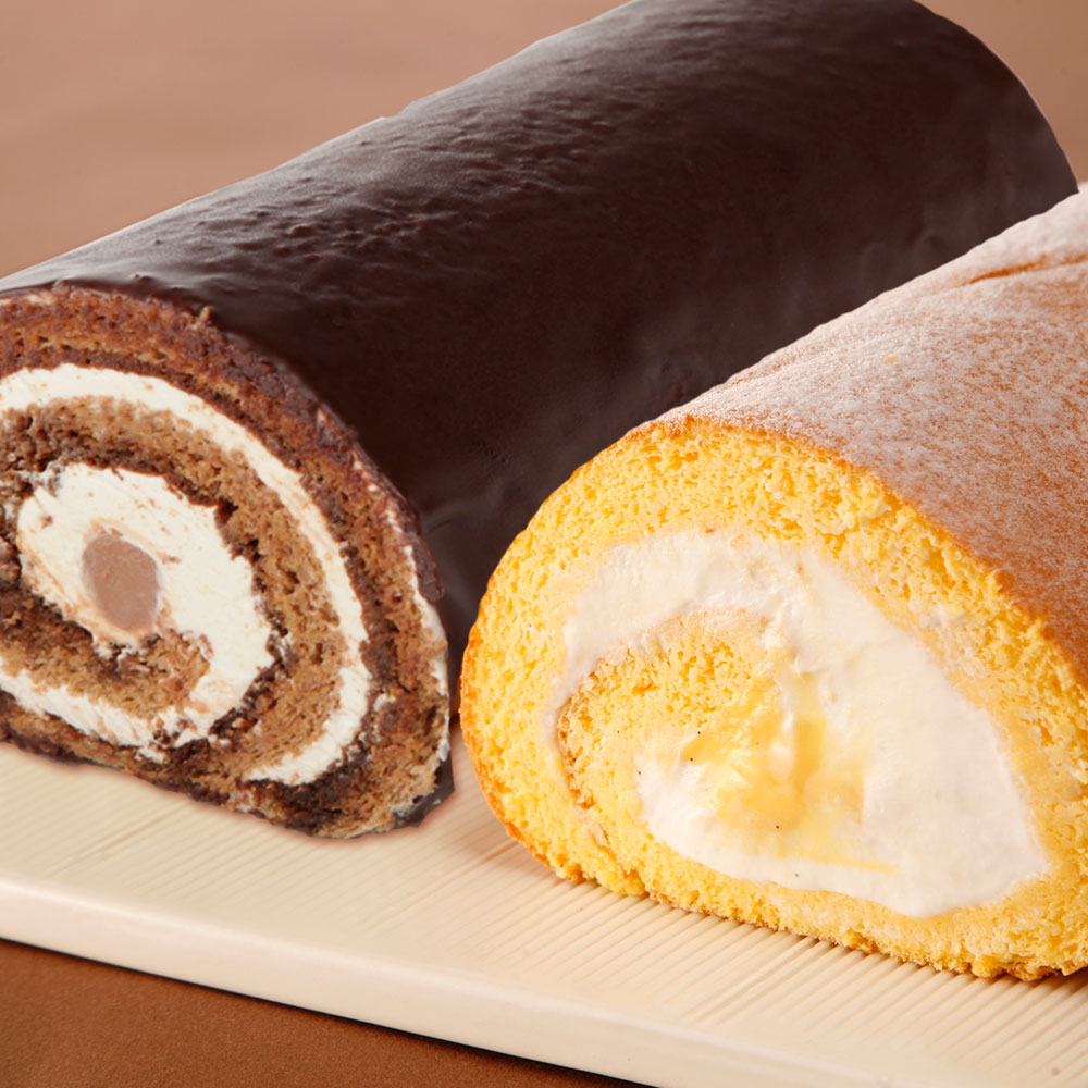 【★送料無料★】オペラロールとムーンハートロールのロールケーキ2本セット!