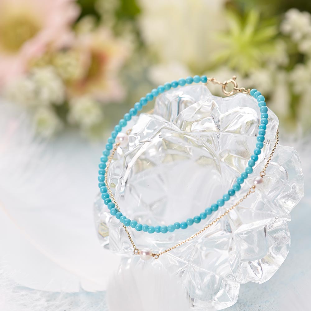 楽天市場】真珠母貝 ブレスレット 真珠 Lei マザーオブパール