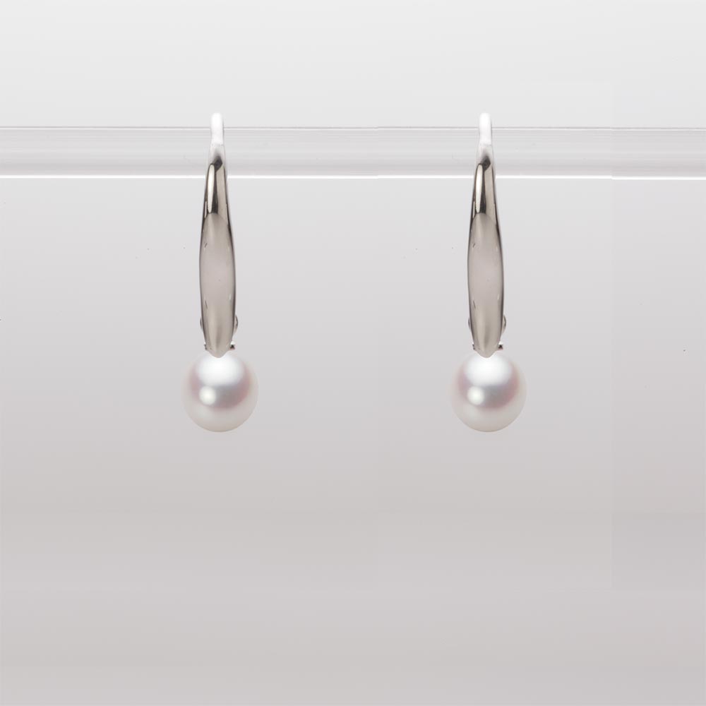 ベビーパール ピアス フック あこや真珠 5.0mm アコヤ 真珠 ピアス K18WG ホワイトゴールド レディース HA00050D13WPN716W0 ムーンレーベル Moon Label｜Moon Label　大月真珠 Online Shop