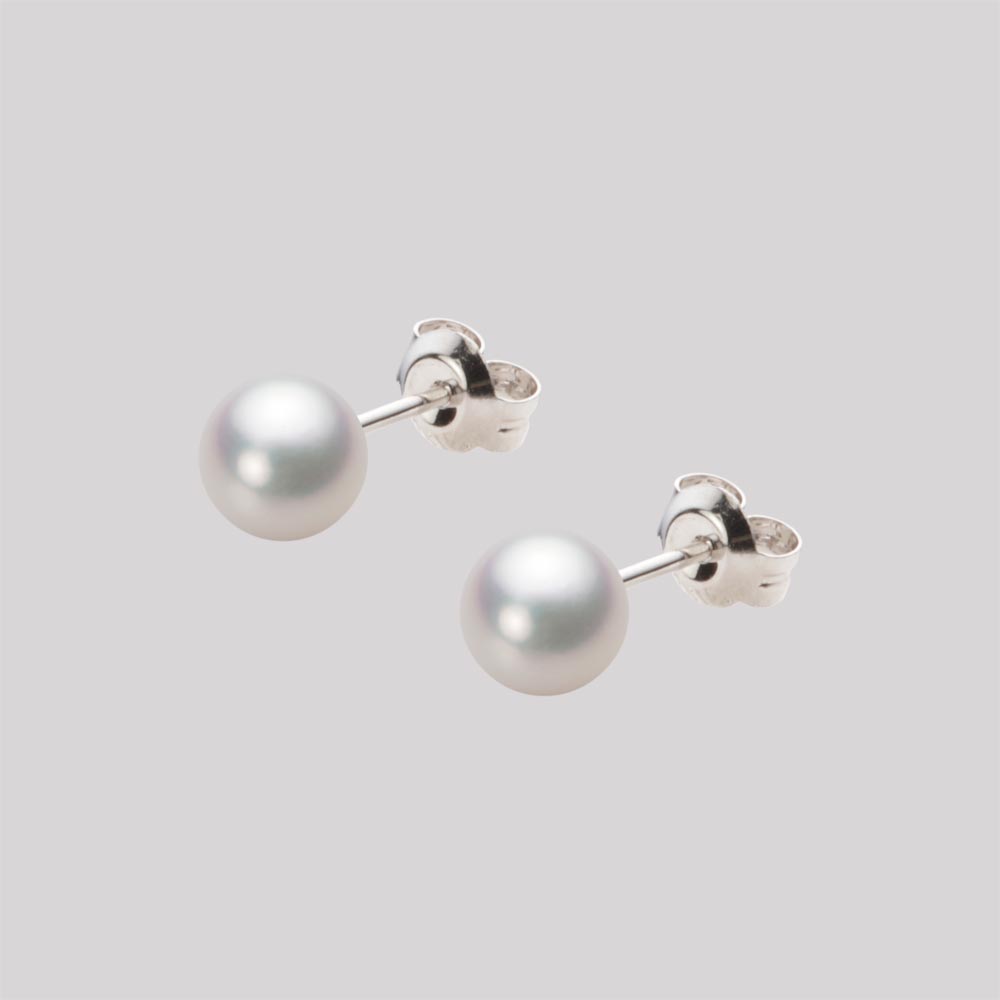ベビーパール ピアス あこや真珠 5.5mm アコヤ 真珠 ピアス Pt900 プラチナ レディース HA00055R13WPGPA04P ムーンレーベル Moon Label