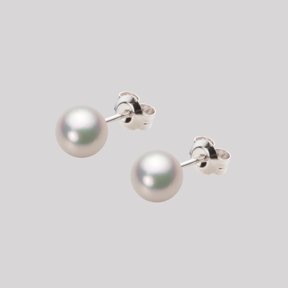 パール ピアス あこや真珠 6.0mm アコヤ 真珠 ピアス Pt900 プラチナ レディース HA00060R11CW0PA04P ムーンレーベル Moon Label