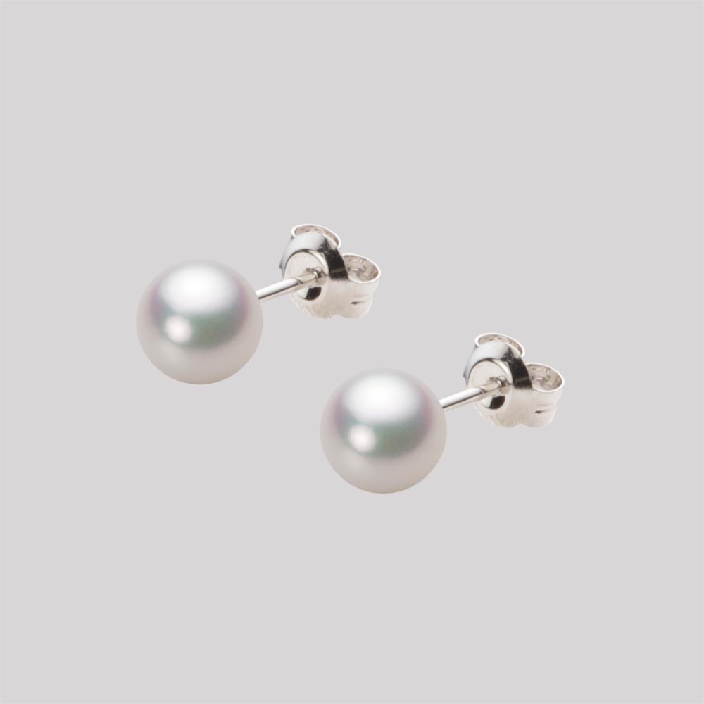 パール ピアス あこや真珠 6.0mm アコヤ 真珠 ピアス Pt900 プラチナ レディース HA00060R12WPGPA04P ムーンレーベル Moon Label