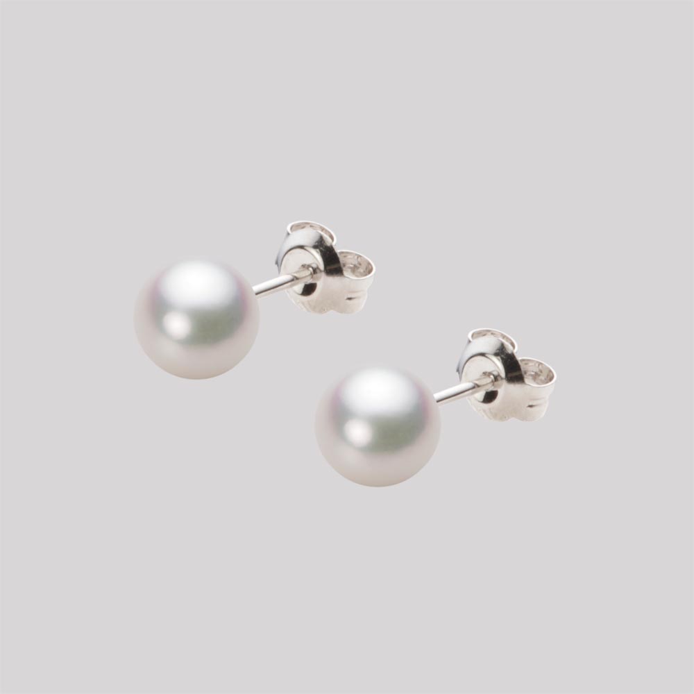 パール ピアス あこや真珠 6.0mm アコヤ 真珠 ピアス K14WG ホワイトゴールド レディース HA00060R13WPGPA02W ムーンレーベル Moon Label｜Moon Label　大月真珠 Online Shop