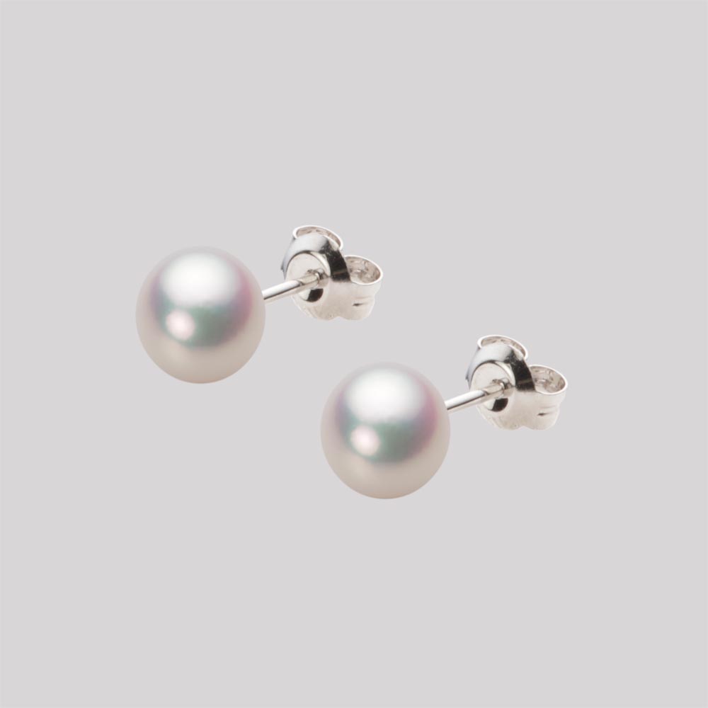 パール ピアス あこや真珠 6.0mm アコヤ 真珠 ピアス Pt900 プラチナ レディース HA00060B11WPGPA04P ムーンレーベル Moon Label