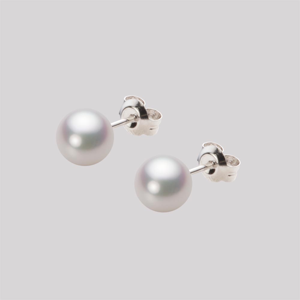 パール ピアス あこや真珠 6.5mm アコヤ 真珠 ピアス Pt900 プラチナ レディース HA00065R12WPGPA04P ムーンレーベル Moon Label|Moon Label 大月真珠 Online Shop