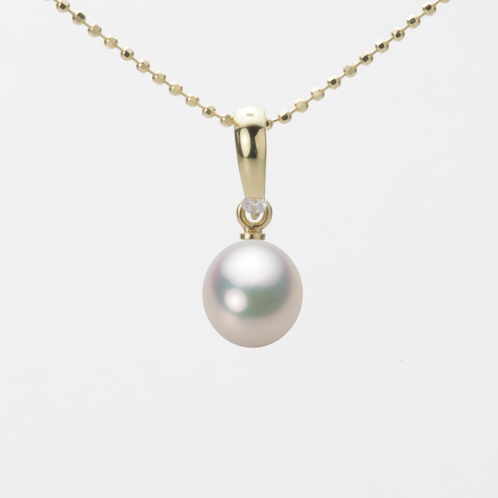 楽天市場】パール ネックレス 一粒 あこや真珠 7.0mm アコヤ