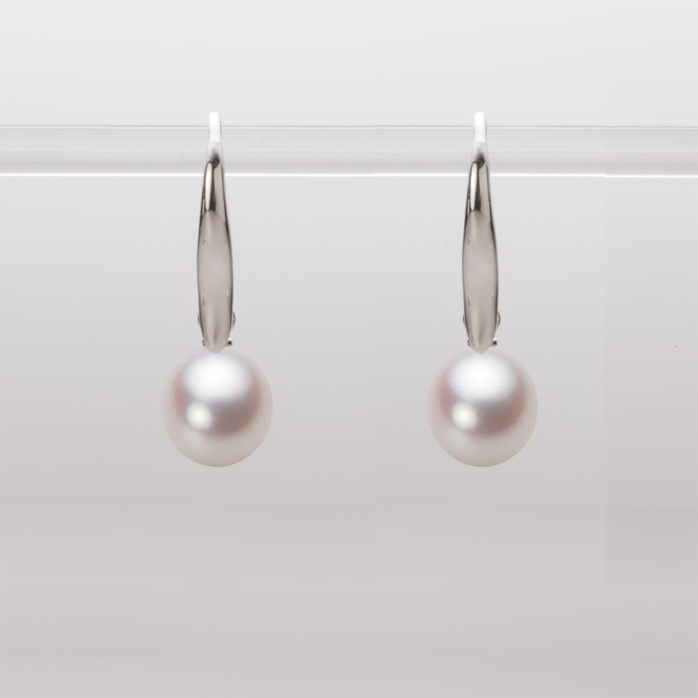 パール ピアス フック あこや真珠 7.0mm アコヤ 真珠 ピアス K18WG ホワイトゴールド レディース HA00070D13WPN716W0 ムーンレーベル Moon Label｜Moon Label　大月真珠 Online Shop