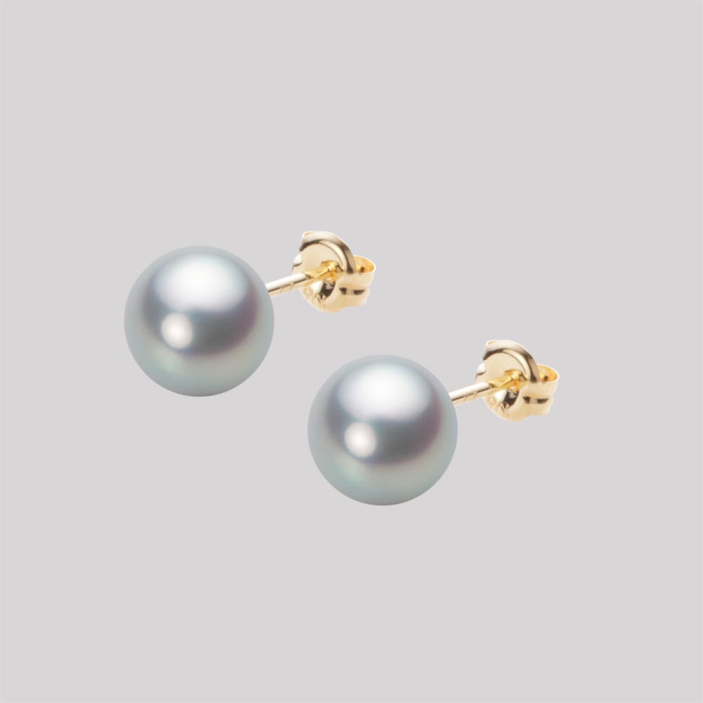 パール ピアス あこや真珠 7.0mm アコヤ 真珠 ピアス K18 イエローゴールド 18金 レディース HA00070R11SG0PA03Y ムーンレーベル Moon Label|Moon Label 大月真珠 Online Shop