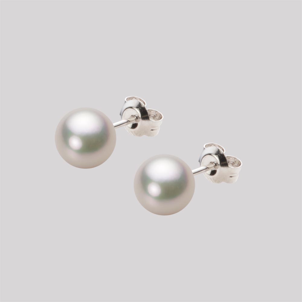 パール ピアス あこや真珠 7.0mm アコヤ 真珠 ピアス Pt900 プラチナ レディース HA00070R12CW0PA04P ムーンレーベル Moon Label｜Moon Label　大月真珠 Online Shop 26,554円