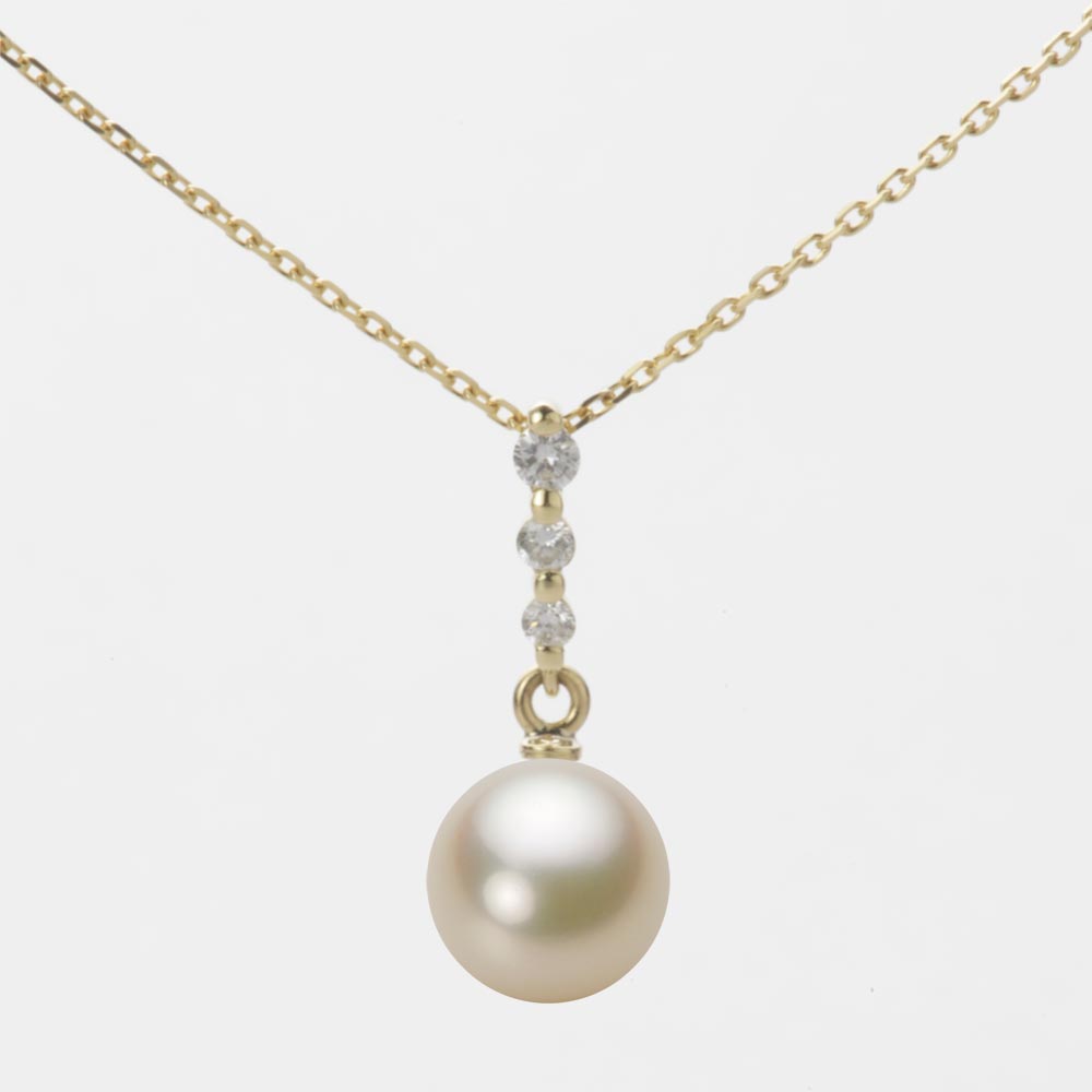 楽天市場】パール ネックレス 一粒 あこや真珠 7.5mm アコヤ