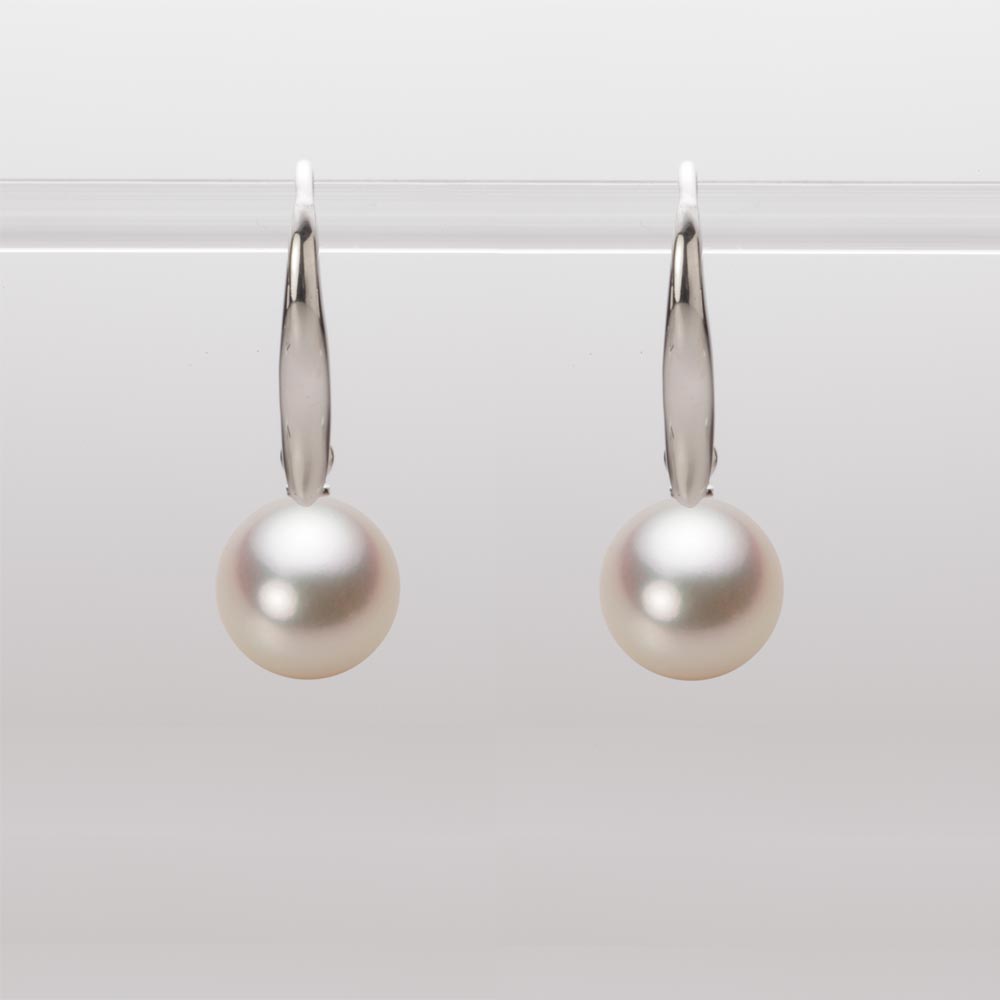パール ピアス フック あこや真珠 8.0mm アコヤ 真珠 ピアス K18WG ホワイトゴールド レディース HA00080R11CG0716W0 ムーンレーベル Moon Label｜Moon Label　大月真珠 Online Shop